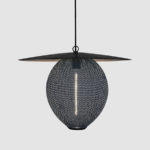 Suspension Satellite L, gris, Mathieu Mategot, Gubi