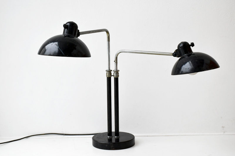 double arms lamp, design Christian Dell, Kaiser Idell, 1930