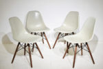 Chaises DSW vintage, Charles & Ray Eames, Herman Miller / Vitra