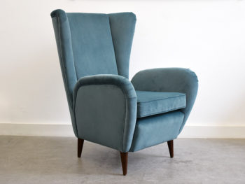 Sessel in der Art von Paolo Buffa, italienisches Design aus den 50er Jahren