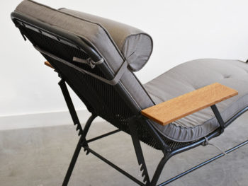 Chaise longue Sanatorium Martel de Janville, Jean Prouvé et Jules Leleu, Atelier Prouvé, 1936.