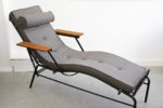 Chaise longue Sanatorium Martel de Janville, Jean Prouvé et Jules Leleu, Atelier Prouvé, 1936.