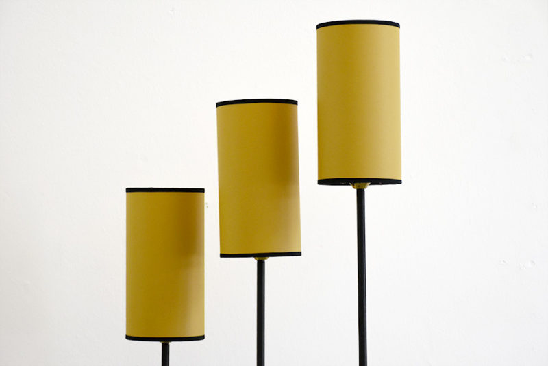 Lampe sur pied à 3 bras, DLG Jean Royère, ca. 1950