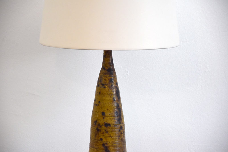 Ceramic table lamp, French design, ca. 1950