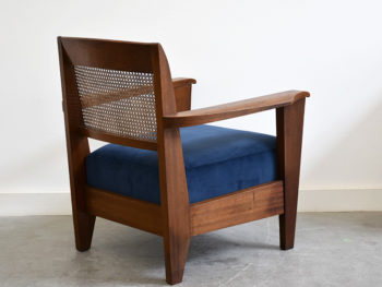 Sessel in der Art von Pierre Jeanneret, Französisches Design, ca. 1950