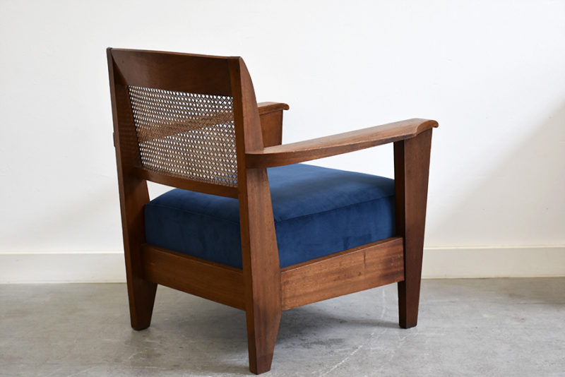 Sessel in der Art von Pierre Jeanneret, Französisches Design, ca. 1950