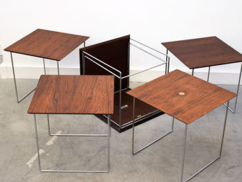 Nesting tables Magic Puzzle Cube, Poul Norreklit, Pedersen
