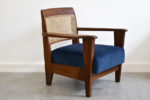 Sessel in der Art von Pierre Jeanneret, Französisches Design, ca. 1950