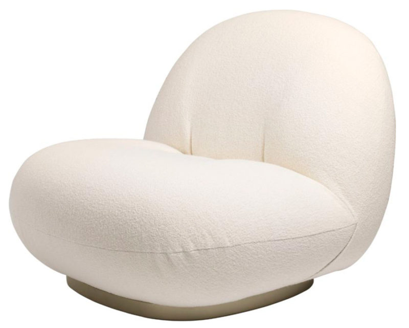 Fauteuil Pacha, Pierre Paulin, Ivory, Gubi