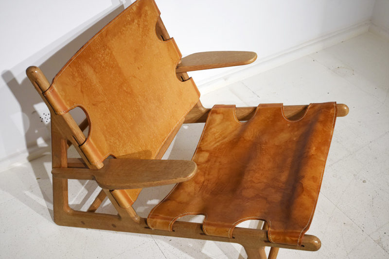 Cuir, Hunting Chair, Borge Mogensen