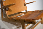 Détail fauteuil Hunting, Borge Mogensen