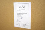 Kalos Arti, Certificate Ettore Sottsass