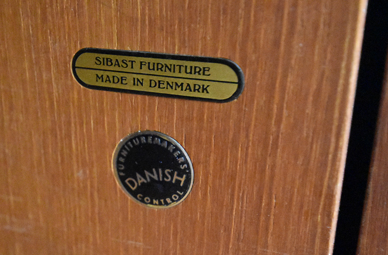 Sibast furniture tag, Arne Vodder