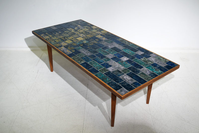 Table basse de Bjorn Wiinblad en céramique